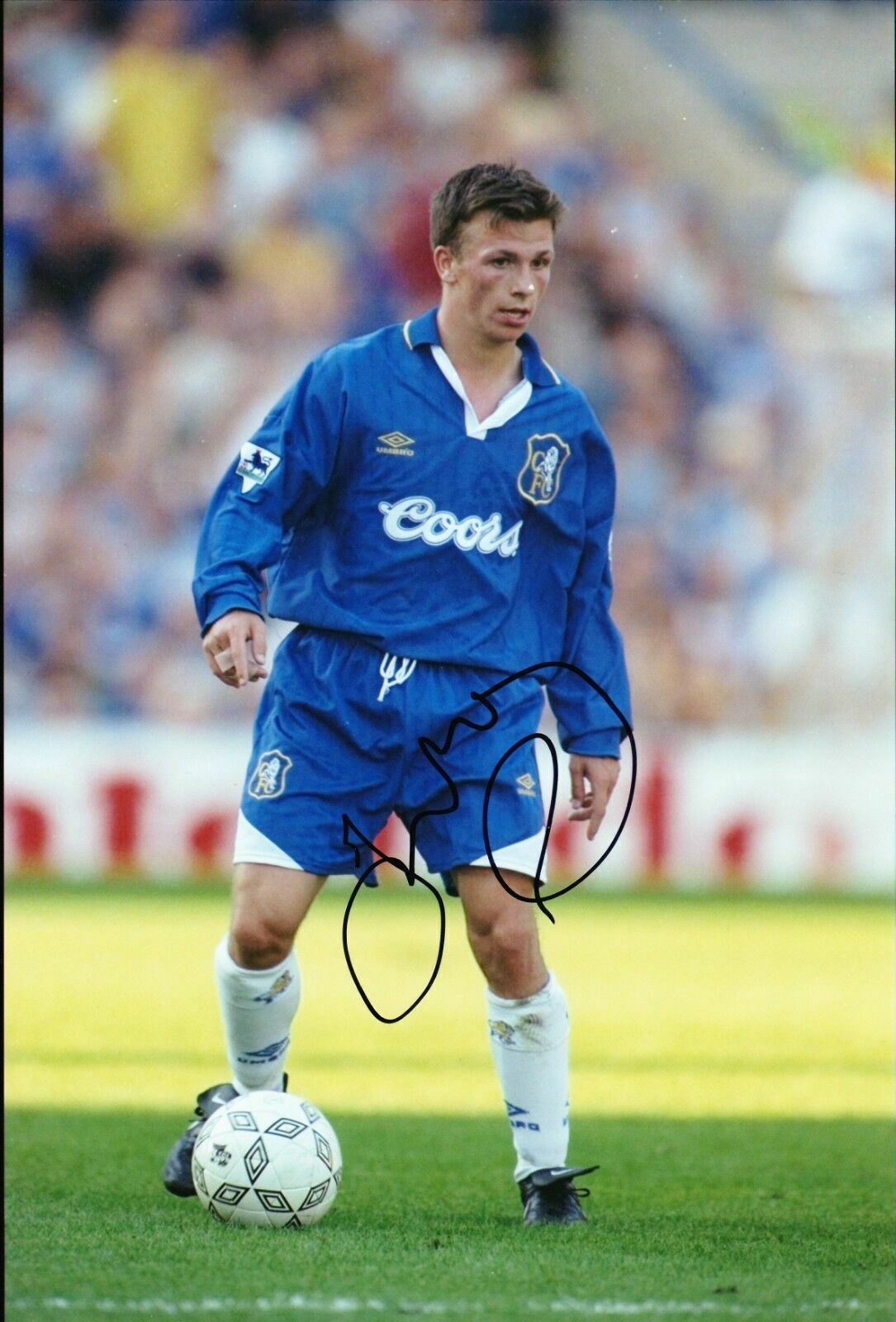 Jody MORRIS Signed 12X8 Photo Poster painting CHELSEA F.C GENUINE AUOGRAPH AFTAL COA (1719)