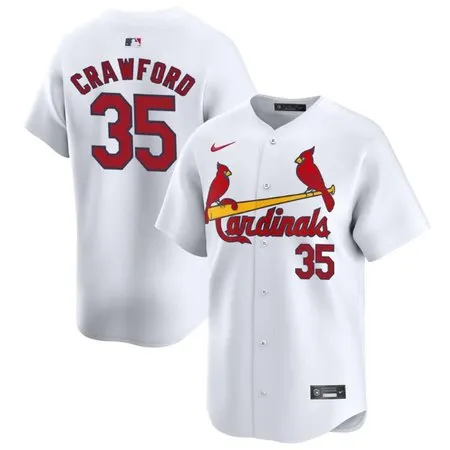 St. Louis Cardinals  Home Limited  #35 Crawford white Jersey