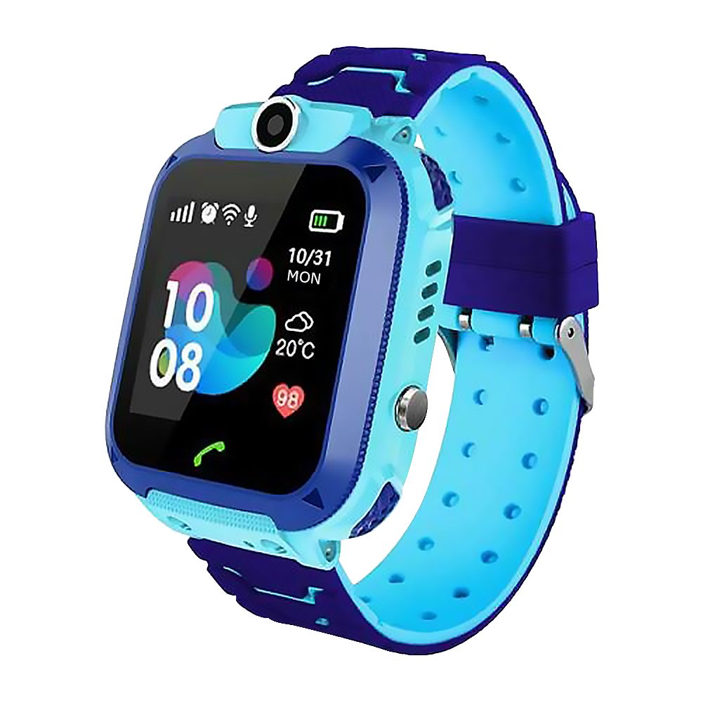 

Q12 Kids Smartwatch 1.44 inch Waterproof Phone Watch Children Gifts, Blue, 501 Original