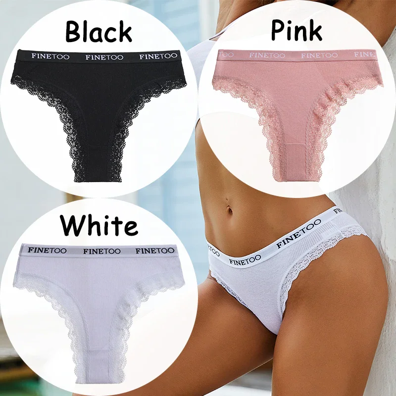 Billionm Lace Panties Women's Underwear Cotton Panties Sexy Lingerie Female Briefs Low-Waist Panty Girl Intimate Underpants