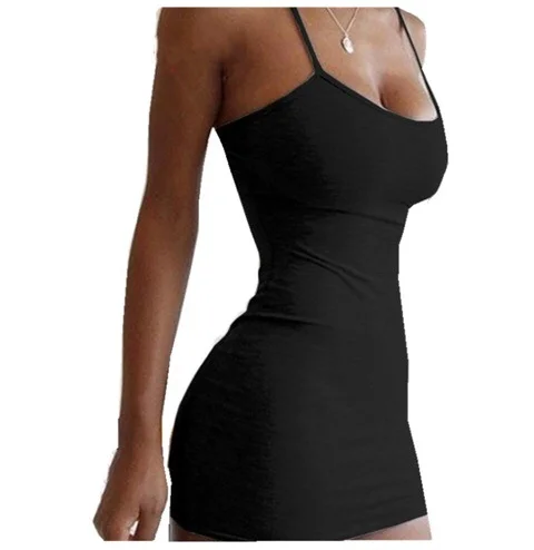 Brownm Brownm Summer New Ladies Dress Simple Design Club Hanging Neck Sexy Waist Slimed Body Ass