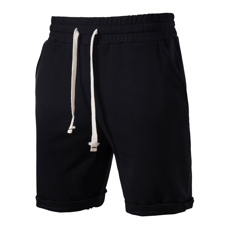 Solid Color Brushed Quality Cotton Sports Outdoor Running Pants