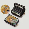 Diamond Painting Girl Flower Wallet Diamond Painting Card Holder Coin Purse