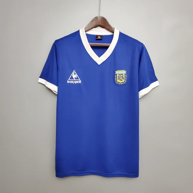 Argentinien Away Retro Trikot WM 1986