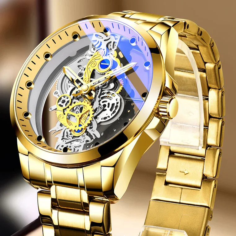 Full Automatic Double-Sided Hollow Bottomed Men's Watch