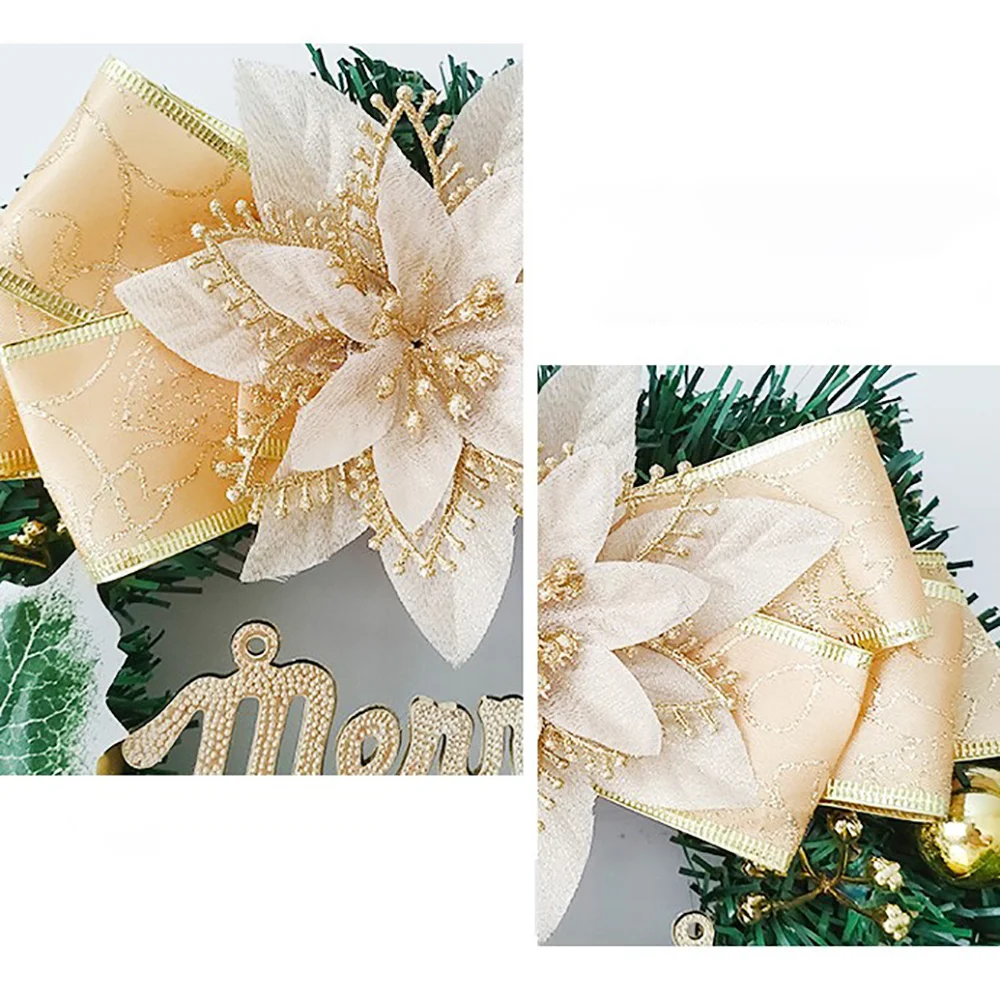 New round Christmas wreath props decoration ornaments