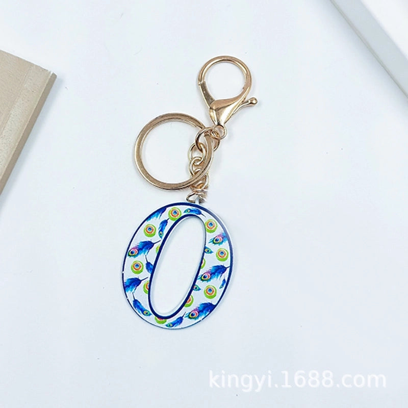 Elegant Streetwear Letter Pu Leather Alloy Women’s Bag Pendant Keychain