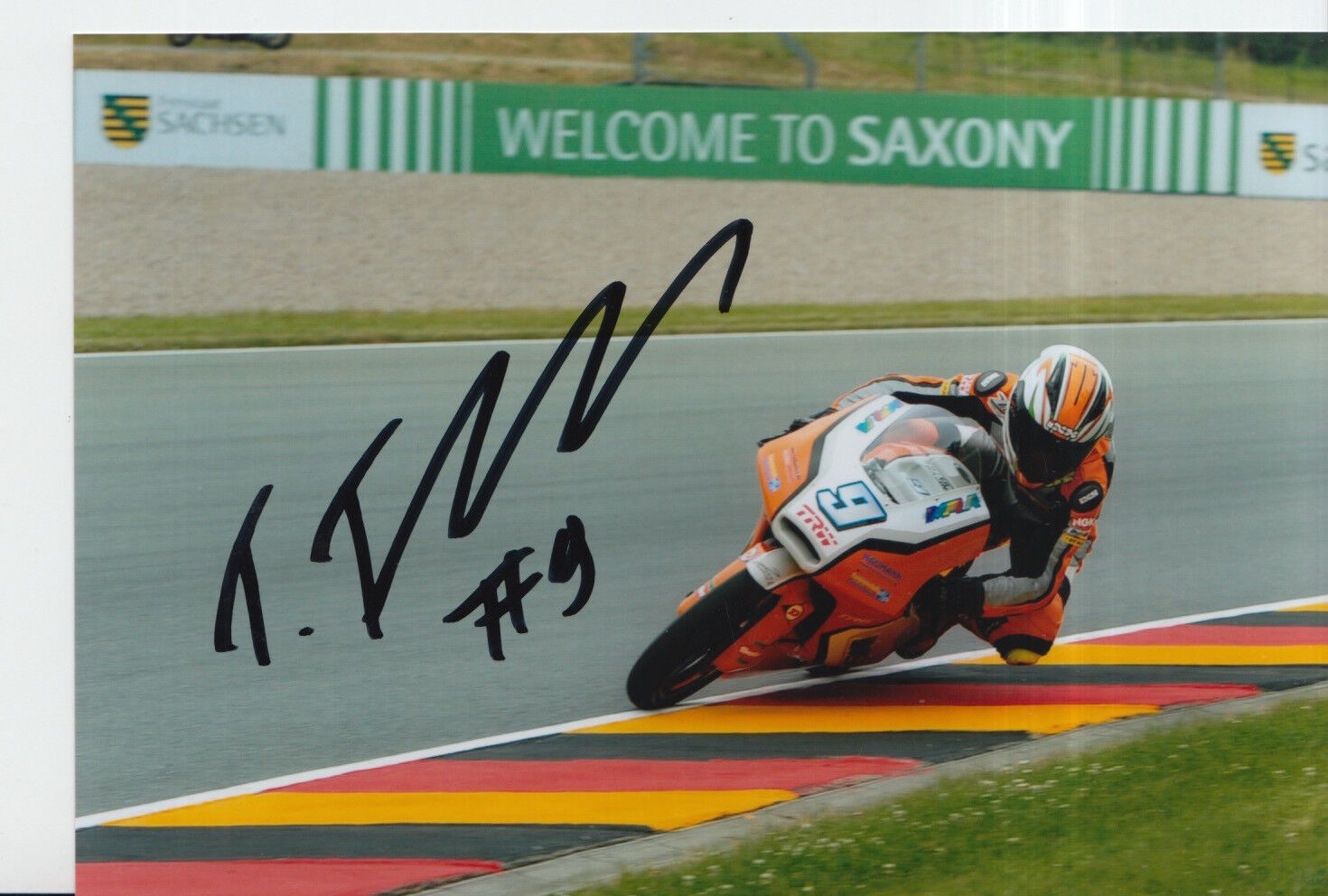 Toni Finsterbusch Hand Signed 7x5 Photo Poster painting Kiefer Racing Moto3 MotoGP 4.