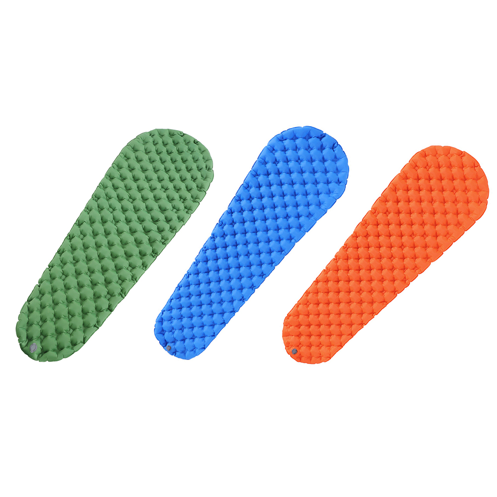 

Outdoor Sleeping Pad Ultralight Moisture Proof Cushion Inflatable Air Mat, Army green, 501 Original