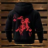 Fashion Western Pattern Fleece Lined Hoodie by Inlyline