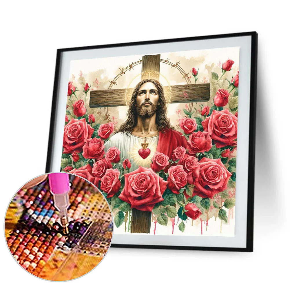 Diamond Painting - Full Round Drill - Jesus(Canvas|40*40cm)
