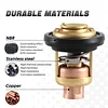 HIMARKLIF Thermostat Compatible with Yamaha 2-Stroke 3HP 15HP 25HP 30HP 40HP - 250HP Outboard Motors Replace#: 6E5-12411 6E5-12411-30-00 6E5-12411-20-00 6E5-12411-10-00