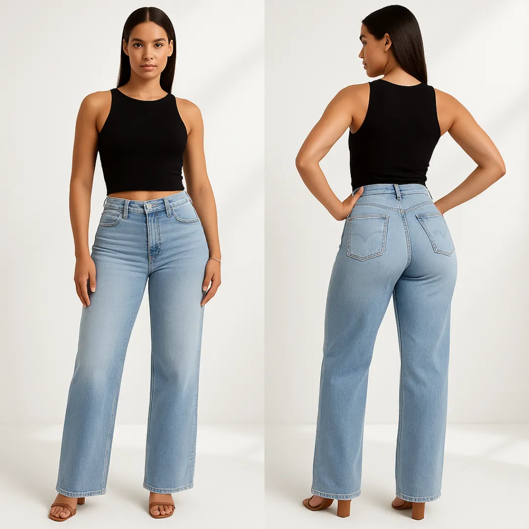 Valvari Mid-low Rise Stretch Jeans