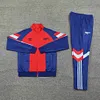 2024/2025 Arsenal Long Zip Jacket Red Blue Football Jersey 1:1 Thailand Quality Set