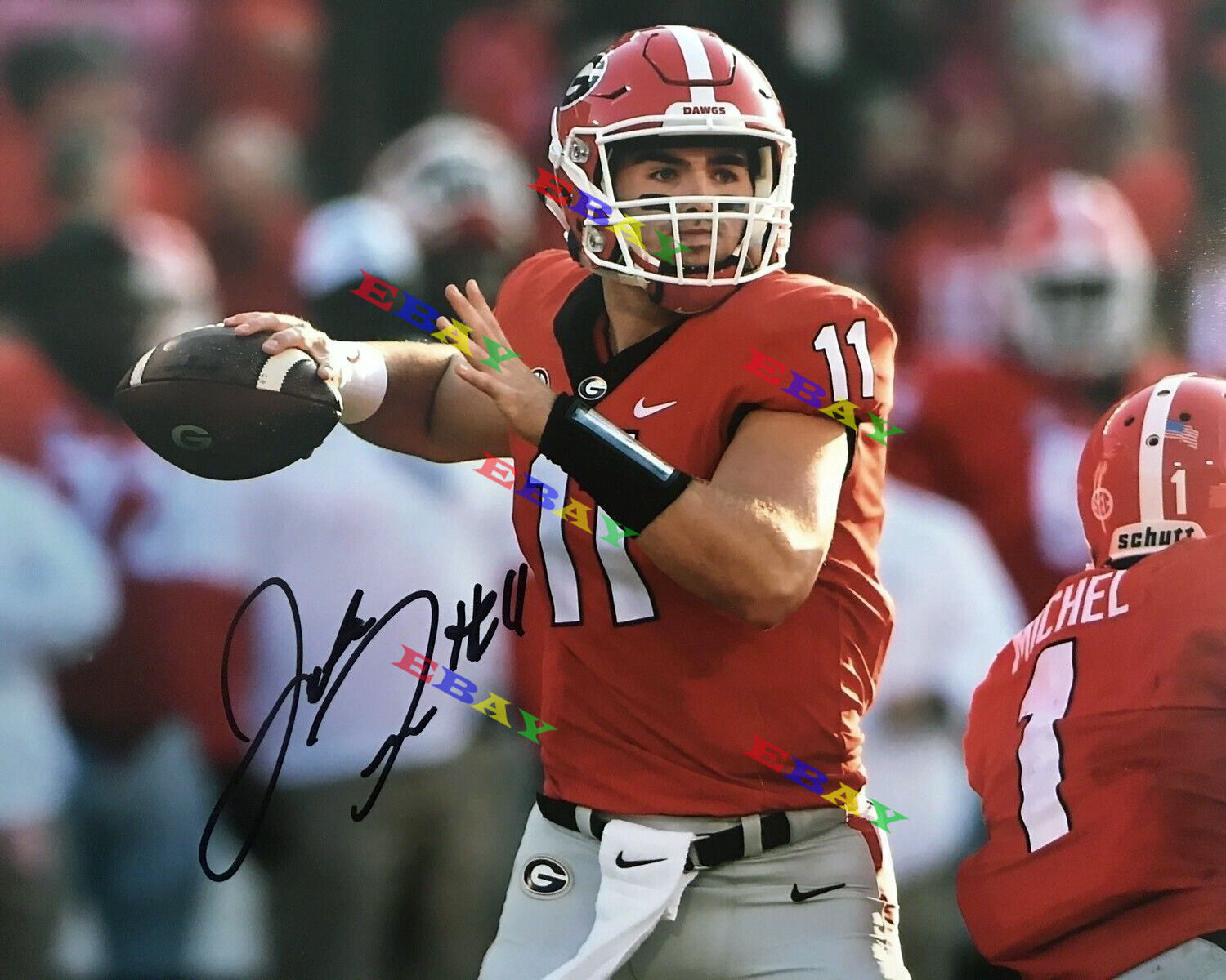 JAKE FROMM GEORGIA BULLDOGS Signed Autographed 8x10 Photo Poster painting Reprint