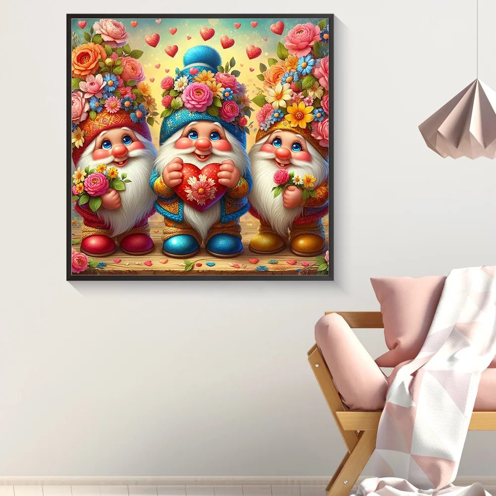 Diamond Painting - Full Round Drill - Gnome(Canvas|30*30cm)