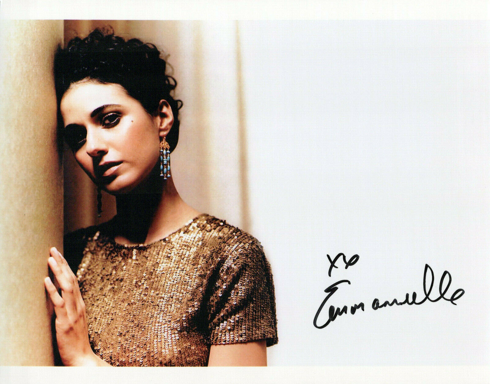 Emmanuelle Chriqui glamour shot autographed Photo Poster painting signed 8x10 #30