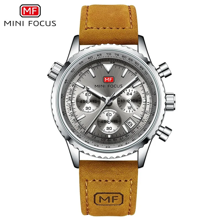 [Gift For Him] Men's Multifunction Chronograph Waterproof Date Analog Quartz Watch