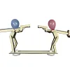 Handmade Wooden Shooting Balloon Puppet