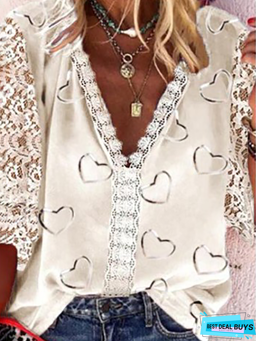 Casual V Neck Top