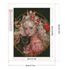 uk.everydayedeals (Limited Stock)Diamond Painting - Round AB Drills - Literary Retro Girl(45*55cm)