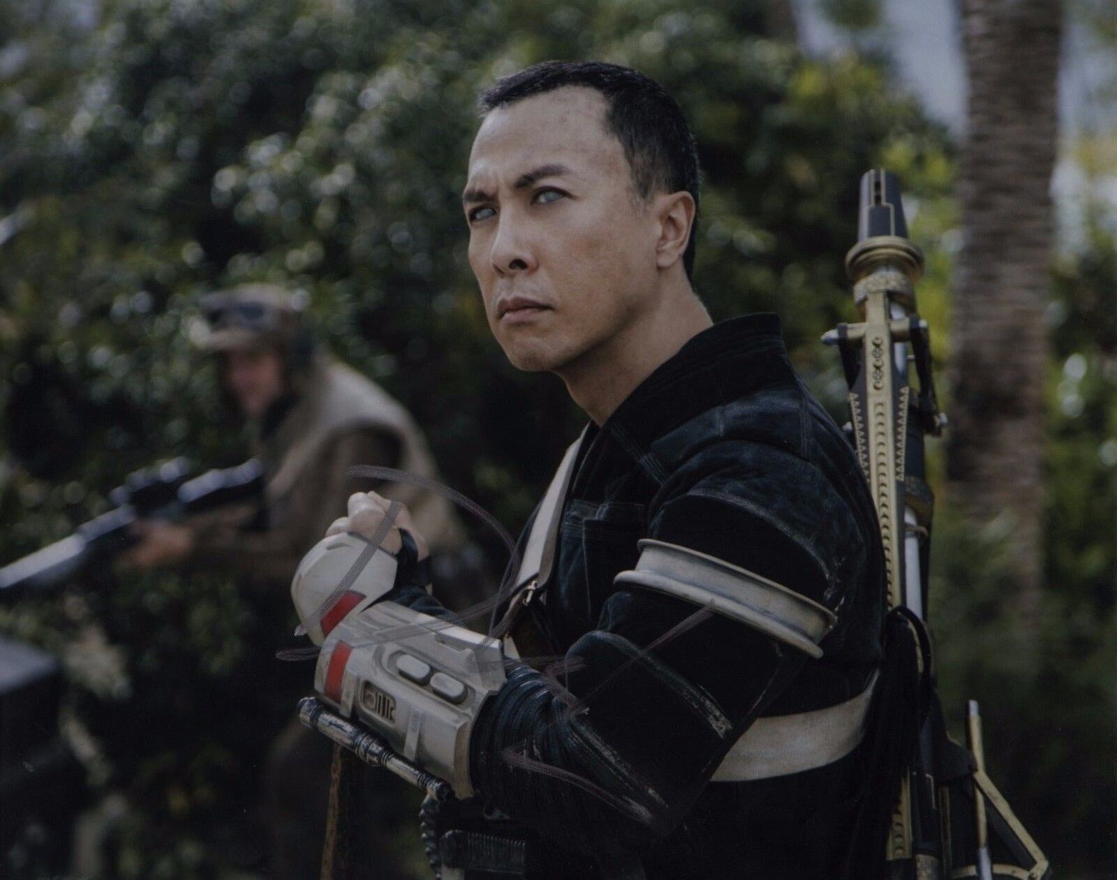 Donnie Yen Star Wars Rogue One Signed 8x10 Photo Poster painting Proof COA As Chirrut Imwe DY