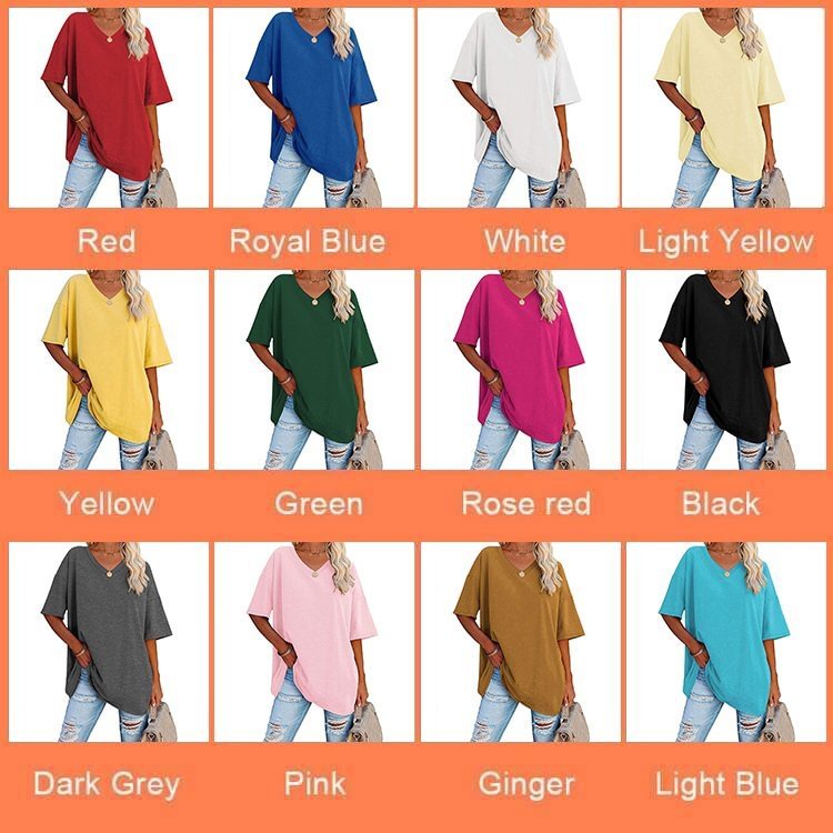 Summer New Women's Loose Tshirt