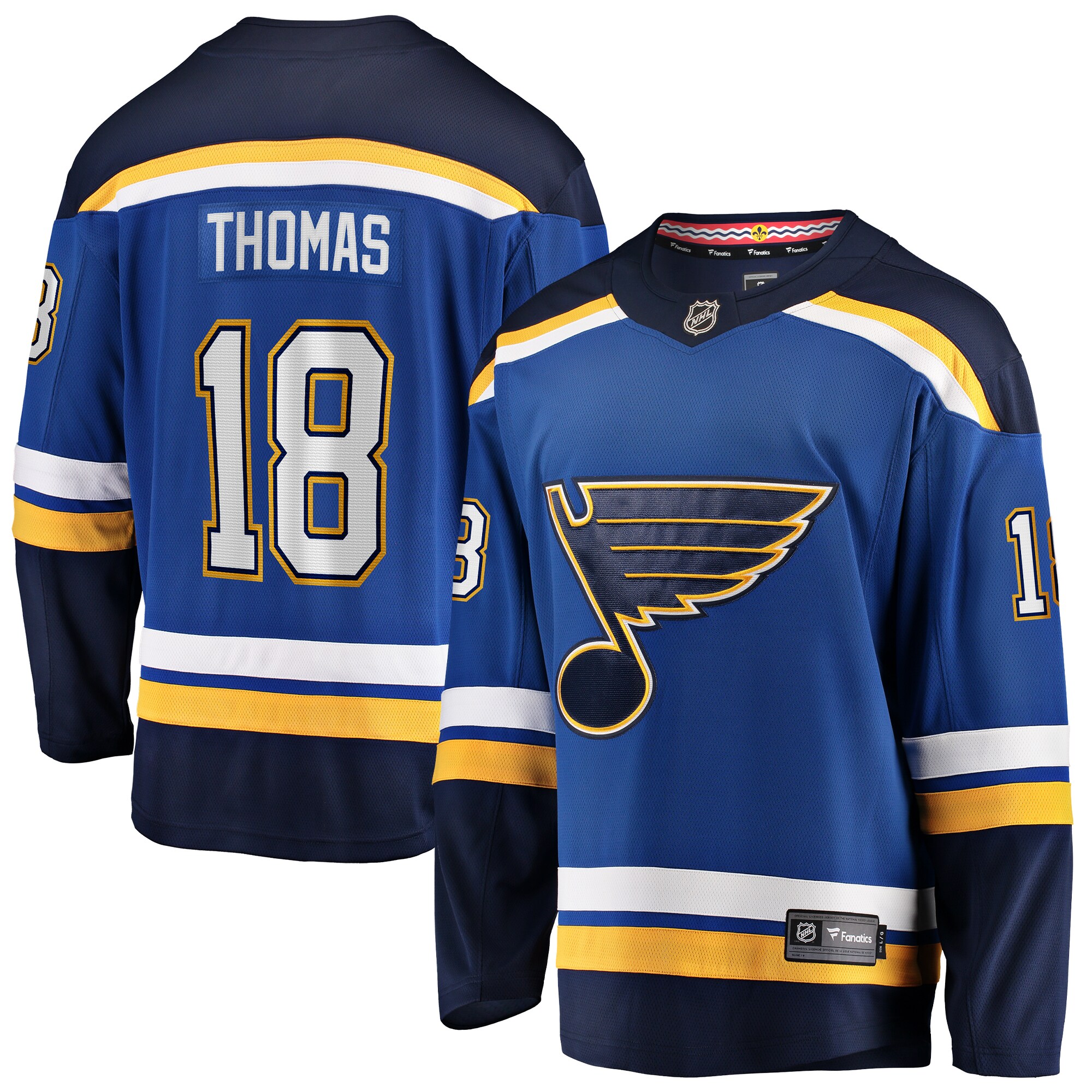 Robert Thomas St. Louis Blues Fanatics Home Breakaway   Jersey – Blue mysite