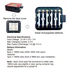 WOYO CTB007 MOBILE Portable mobile version of the battery Pins 6–14 Pins 3–11 120 Ω switches