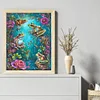 Frog-14CT Stamped Cross Stitch 40*50cm/15.75*19.69in