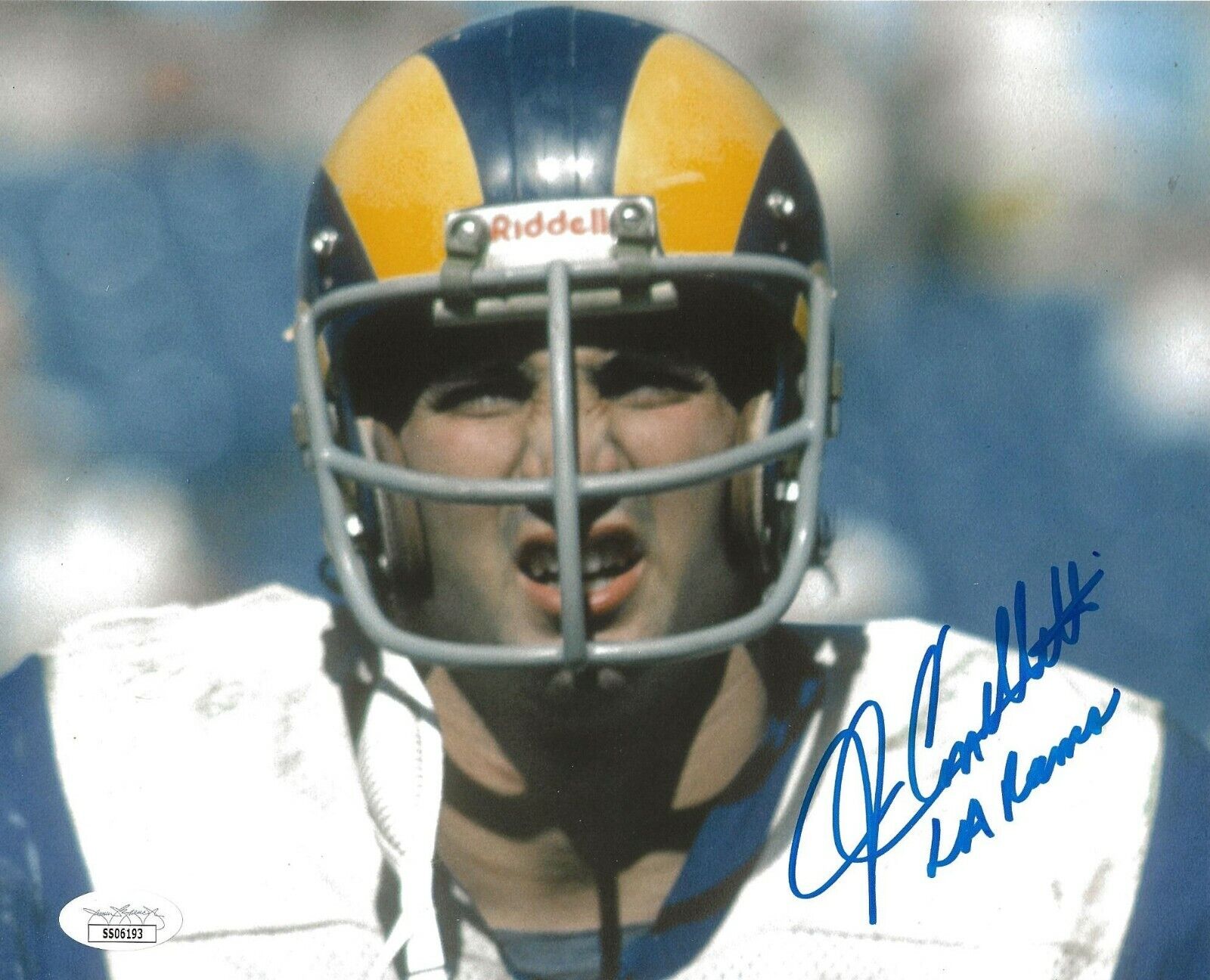 John Cappelletti signed LA Los Angeles Rams 8x10 Photo Poster painting autographed JSA