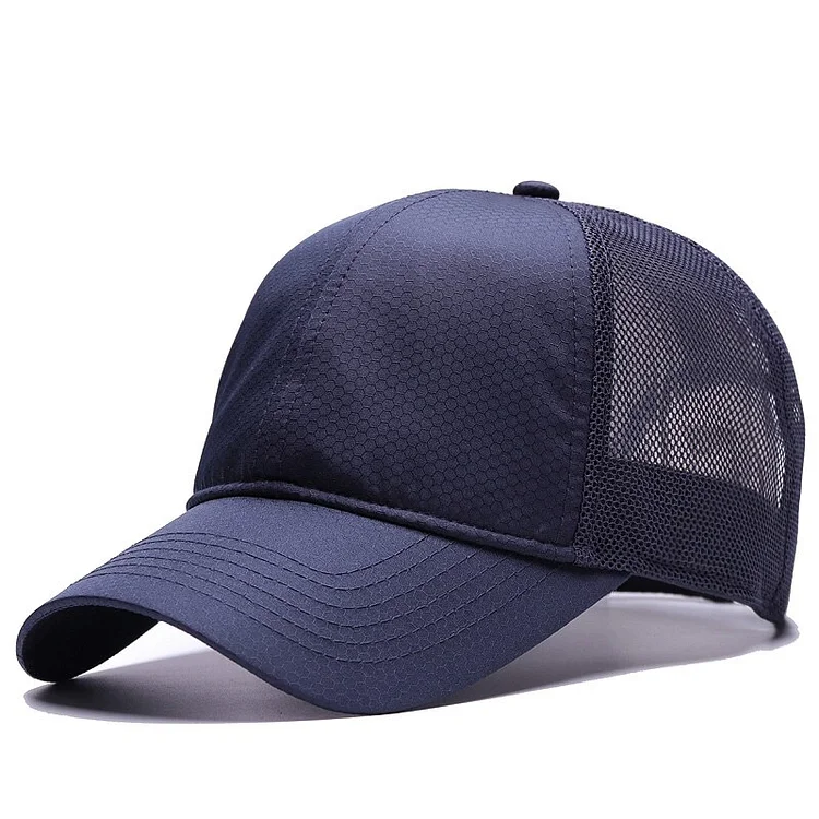 Drop Shipping Whole Big Size Hat Cap Man Woman Summer Thin Big Size Mesh Curve Peak Casual Cap 55-60cm 60-65cm