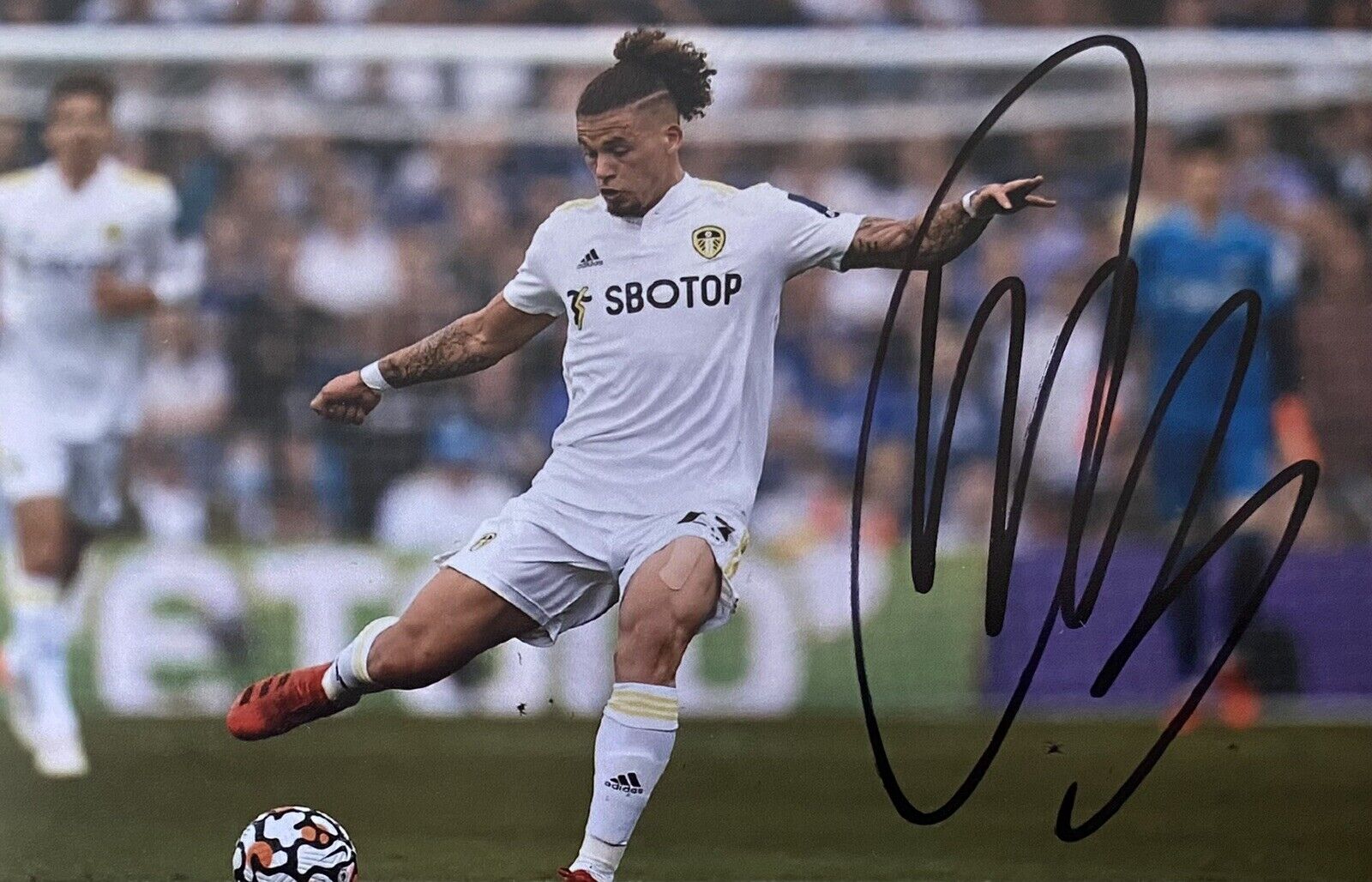 Kalvin Phillips Genuine Hand Signed Leeds United 6X4 Photo Poster painting 3