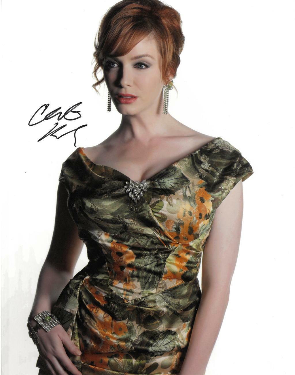 Christina Hendricks Signed Authentic Autographed 11x14 Photo Poster painting PSA/DNA #AF50918