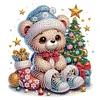 Christmas Bear - Crystal Rhinestone Diamond Painting