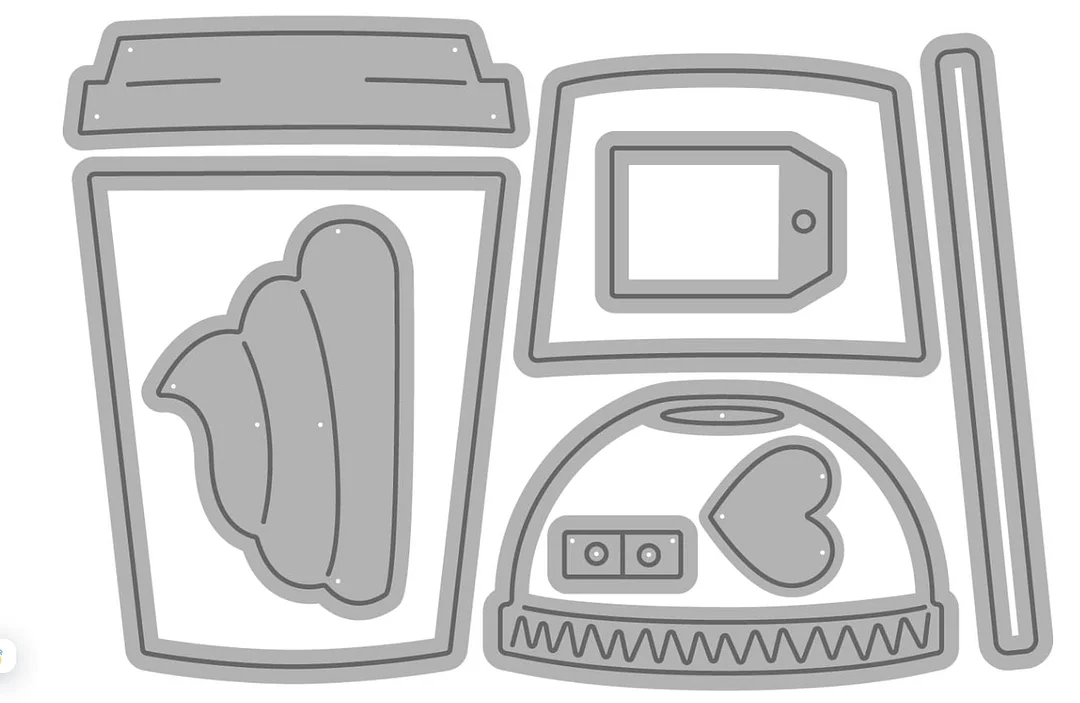 Metal Cutting Dies Slimline Essentials card Scrapbooking Stencil Cut Die For DIY Card Crafts Handmade