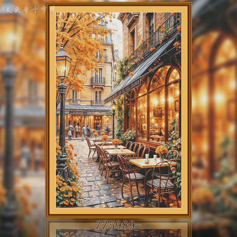 【ZZ5989- Romantic Early Autumn】 Painting Fairy Cross Stitch
