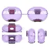 TPU Transparent Case Protective Cover with Locking Anti-scratch Headphone Protective Case with Carabiner Shockproof Fit for  Studio Buds/Studio Buds+