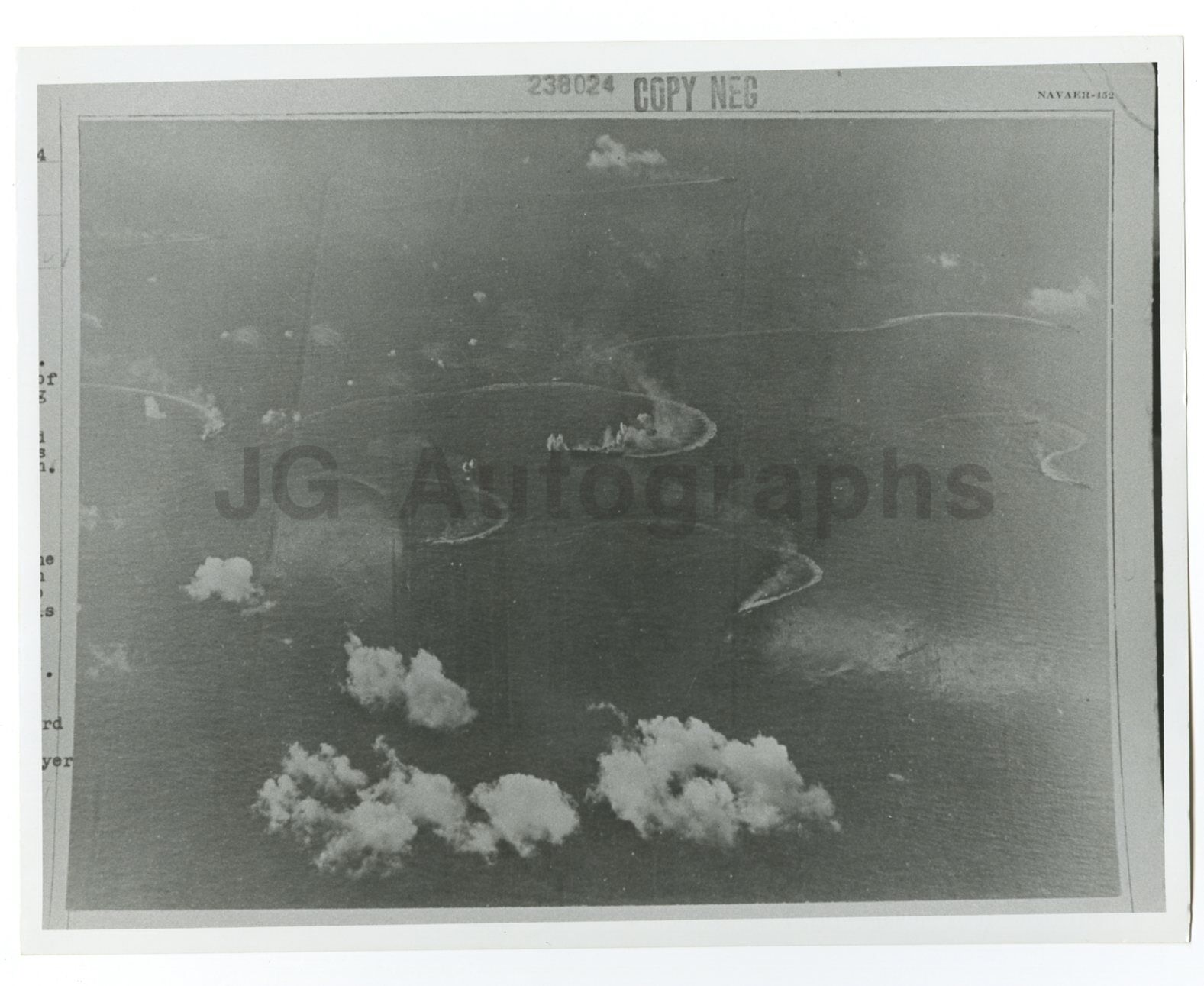 World War II - Vintage Publication 8x10 Photo Poster paintinggraph - Japanese Ships Avoid Attack