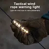 Wind Rope Buckle Light IPX4 Waterproof Warning Light Charging Tent String Lamp