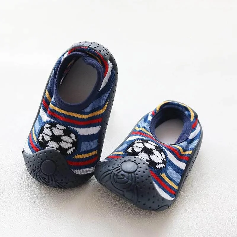 0 to 24M Spring Princess Summer Soft Rubber Sole Baby Cartoon Floor Socks Girls Ankle Sock Breathable Anti-slip Toddler Shoes