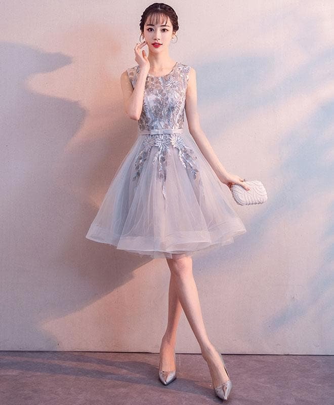 Cute Lace Short Prom Dress