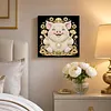 DIY Pearl Painting Pig for Home Wall Decor with Frame(30x30cm)