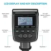 Outdoor Macro LED Ring Flash Set with LCD Display, Power Control, Adapter Rings and Flash Diffuser, Universal for Canon, Nikon, Panasonic DSLR Cameras Universal Flash