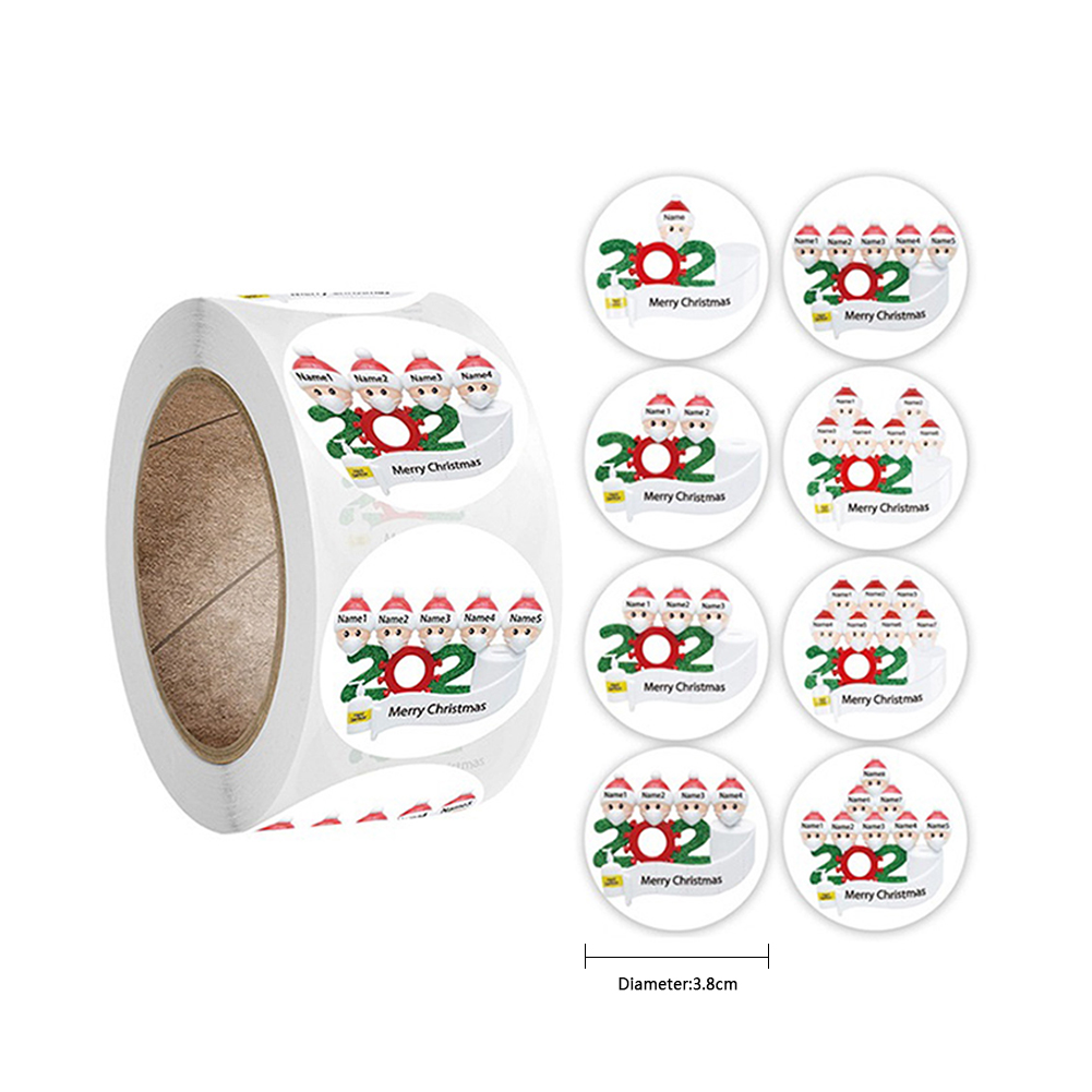 

Merry Christmas 2020 Stickers Christmas Tags for Present Envelope Seal, 2.5cm, 501 Original