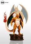 Bmax Scale Furry Orc Charizard - Private - Pokemon Resin Statue - GO Studios