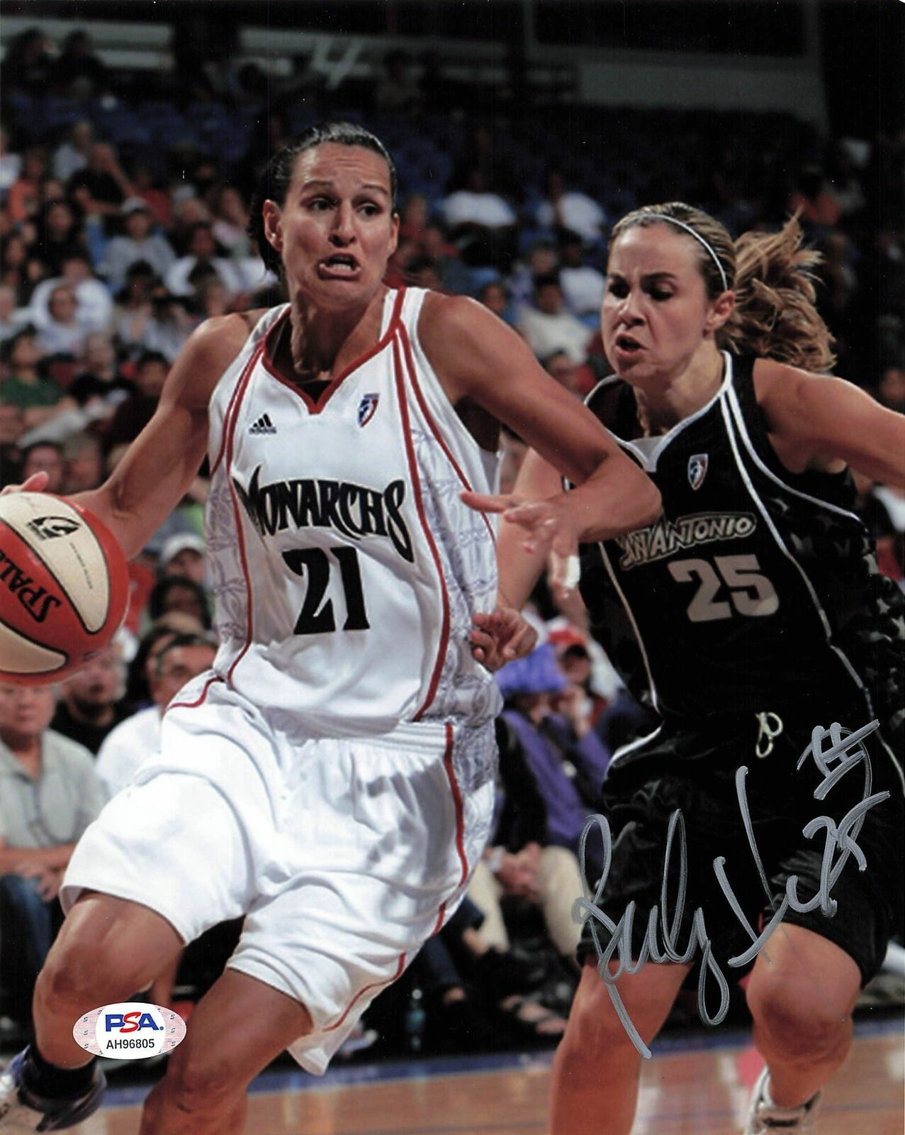 Becky Hammon signed 8x10 Photo Poster painting PSA/DNA San Antonio Spurs Autographed