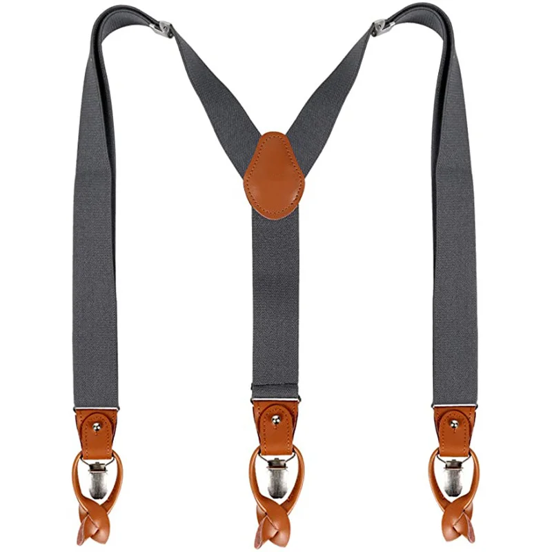 Retro Adjustable Stretch Suspenders-inspireuse