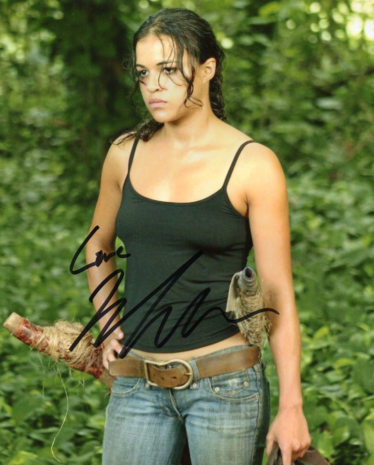 MICHELLE RODRIGUEZ AUTOGRAPHED SIGNED A4 PP POSTER Photo Poster painting PRINT 7