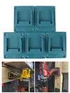 5pcs Electric Tool Holder for Bosch/Makita 18V Lithium Battery Machine Rack